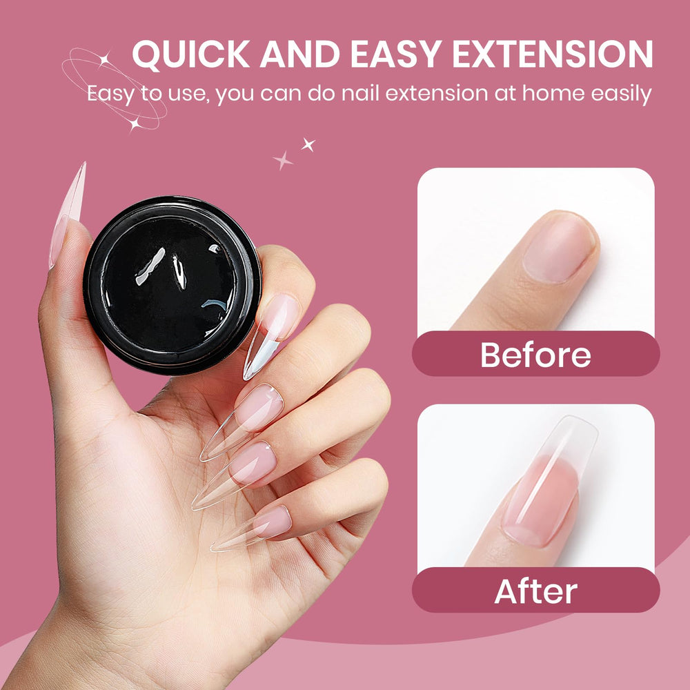 SUPWEE 24 silicone molds layout for consistent nail extensions