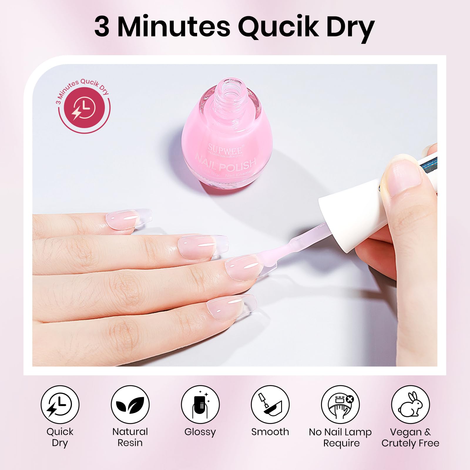 SUPWEE used as base coat under color for improved adhesion and smoothness