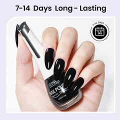 SUPWEE brush stroke of polish demonstrating smooth application and high pigmentation