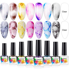 SUPWEE front packaging showing eight ink bottles and set benefits