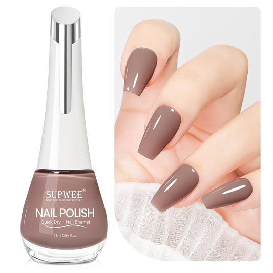SUPWEE bottle front view showing brown lacquer and volume benefit