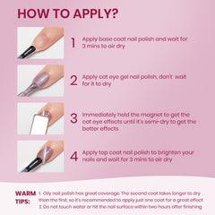SUPWEE brush applying polish, demonstrates smooth even coverage benefit