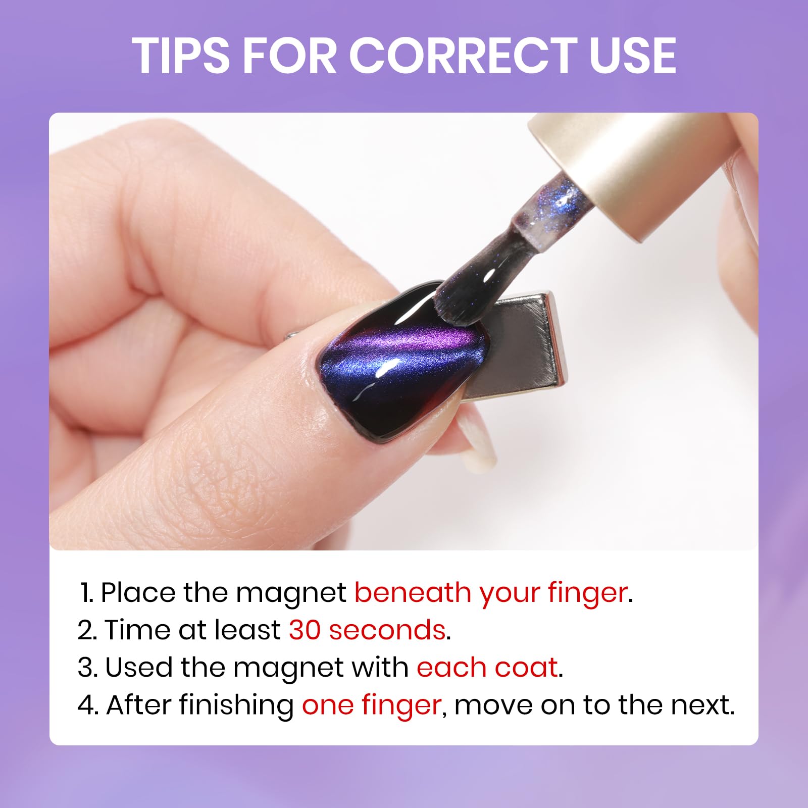 SUPWEE cat eye stroke close-up revealing sharp magnetic line benefit dramatic 9D effect
