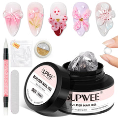 SUPWEE clear 60g jar front showing large capacity benefit