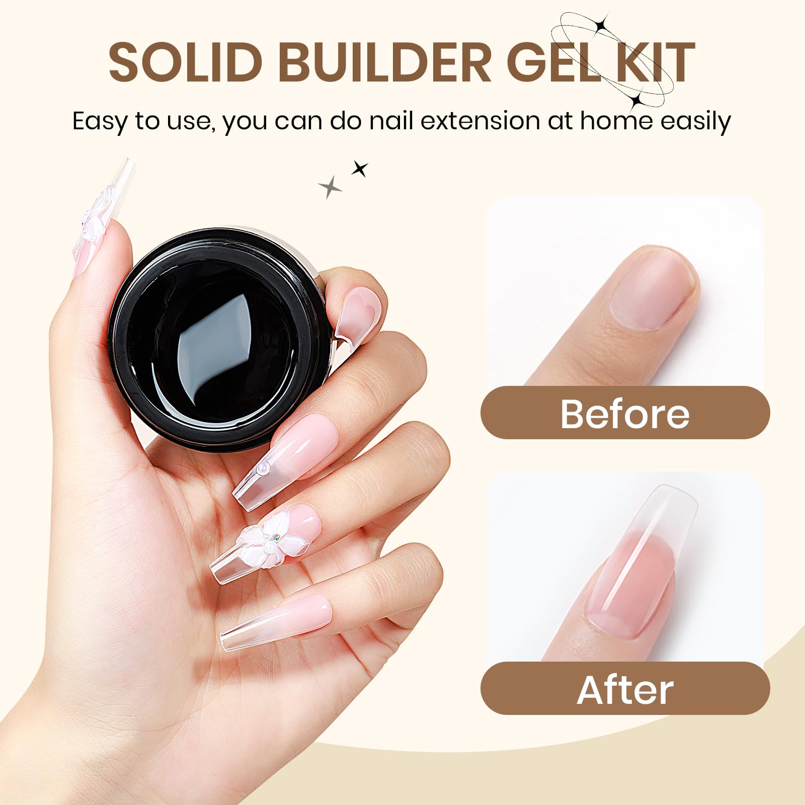 SUPWEE clear gel tubs closeup highlighting smooth non-stick texture benefit