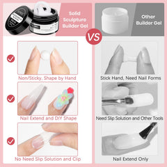 SUPWEE clear gel texture close-up for smooth sculpting and precise carving benefit