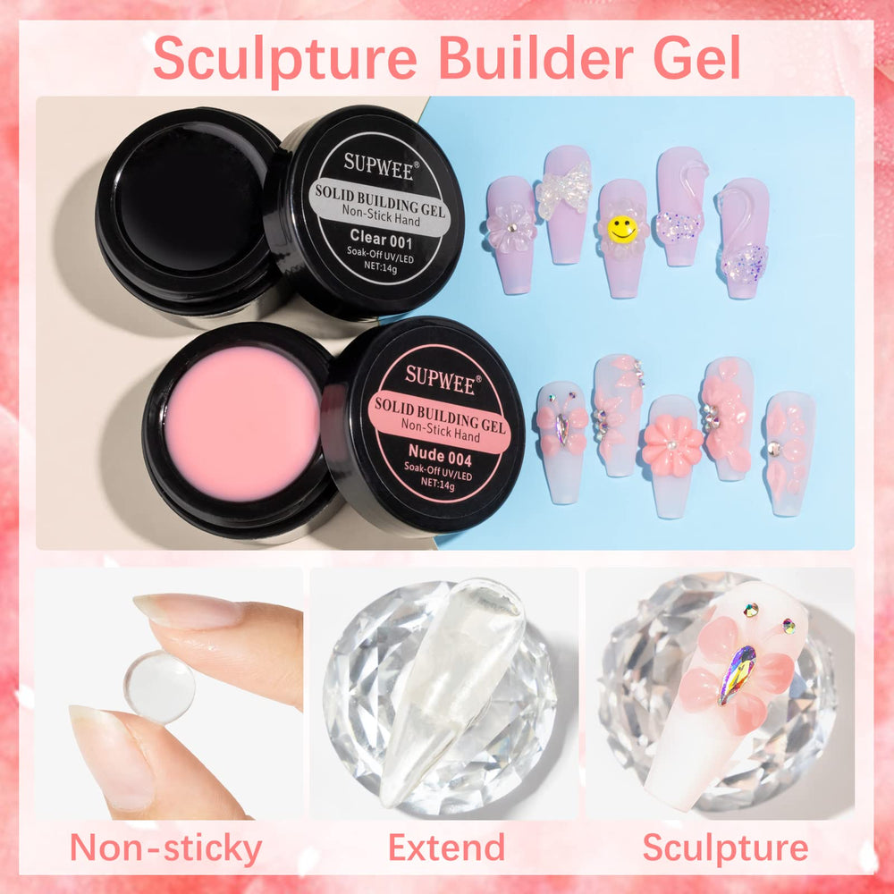 SUPWEE close-up of gel texture showing sculptable, non-runny benefit
