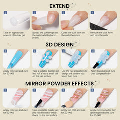 SUPWEE finished nail after filing, demonstrating smooth professional finish