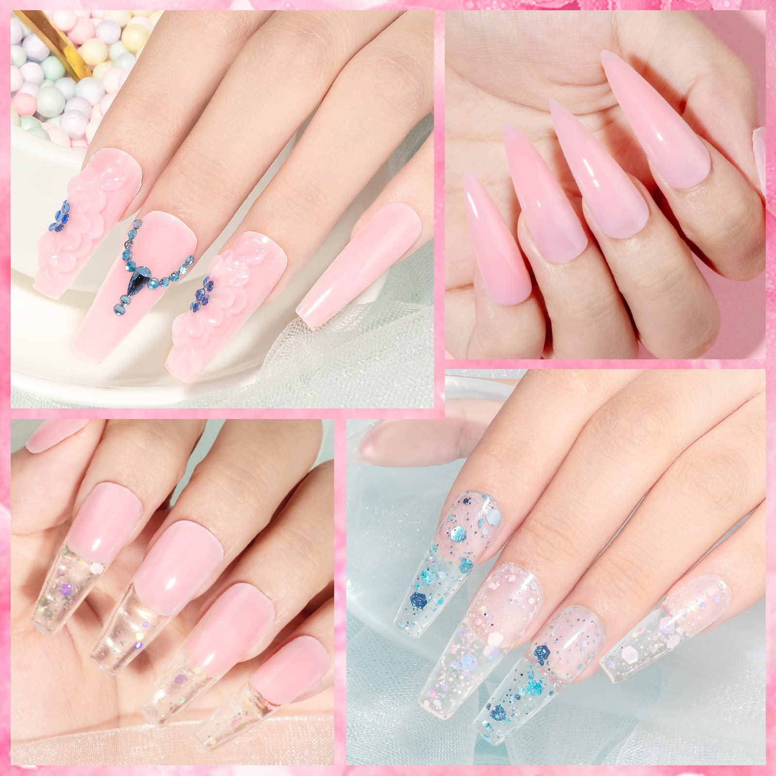 SUPWEE finished extensions lifestyle shot showing durable salon-quality nails