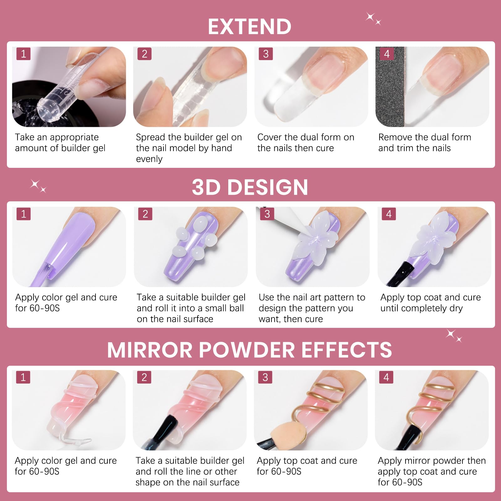 SUPWEE finished manicure lifestyle photo showcasing salon-quality results