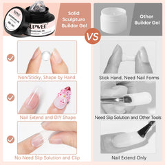 SUPWEE finished nail with chrome showing salon-quality shine