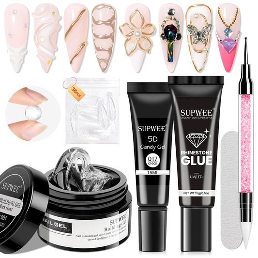 SUPWEE front packaging showing all three gels and kit benefits