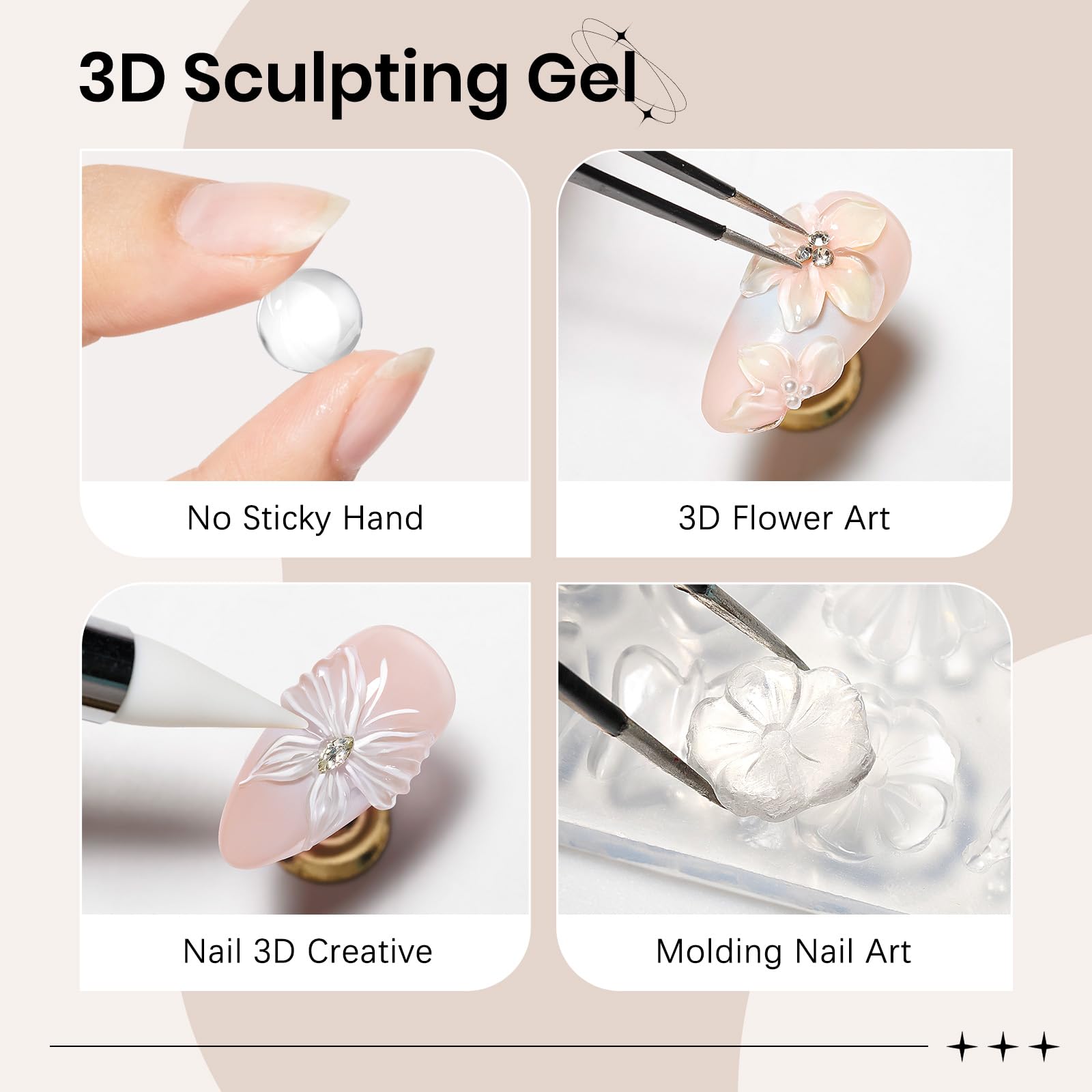 SUPWEE gel texture close-up showing solid non-flowing consistency