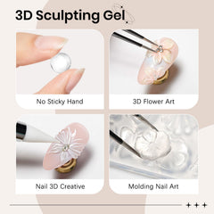 SUPWEE gel texture close-up showing solid non-flowing consistency