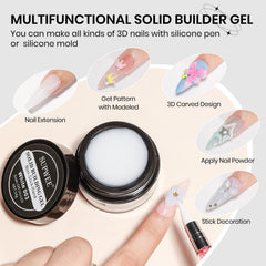 SUPWEE open gel tube texture close-up showing thick non-flowing formula for easier shaping