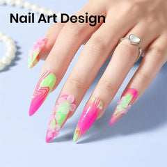 SUPWEE being hand-sculpted onto nail, highlights easy tool-free application