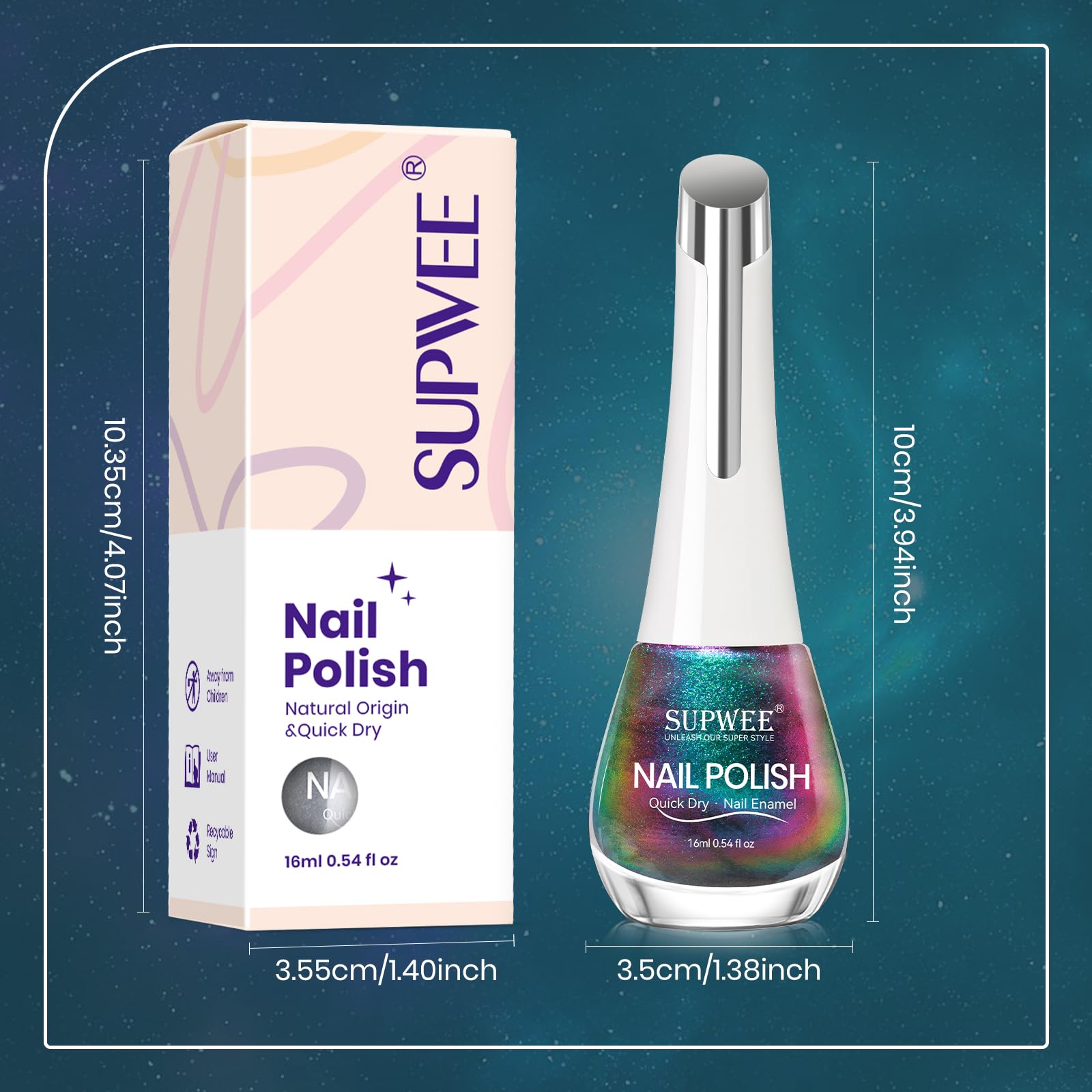 SUPWEE lifestyle fashion setting showing finished nails for style inspiration