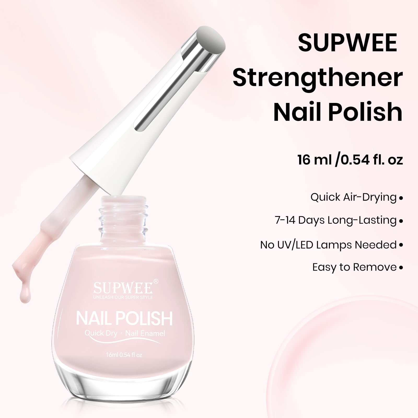 SUPWEE lifestyle shot hands working at desk with subtle nail color