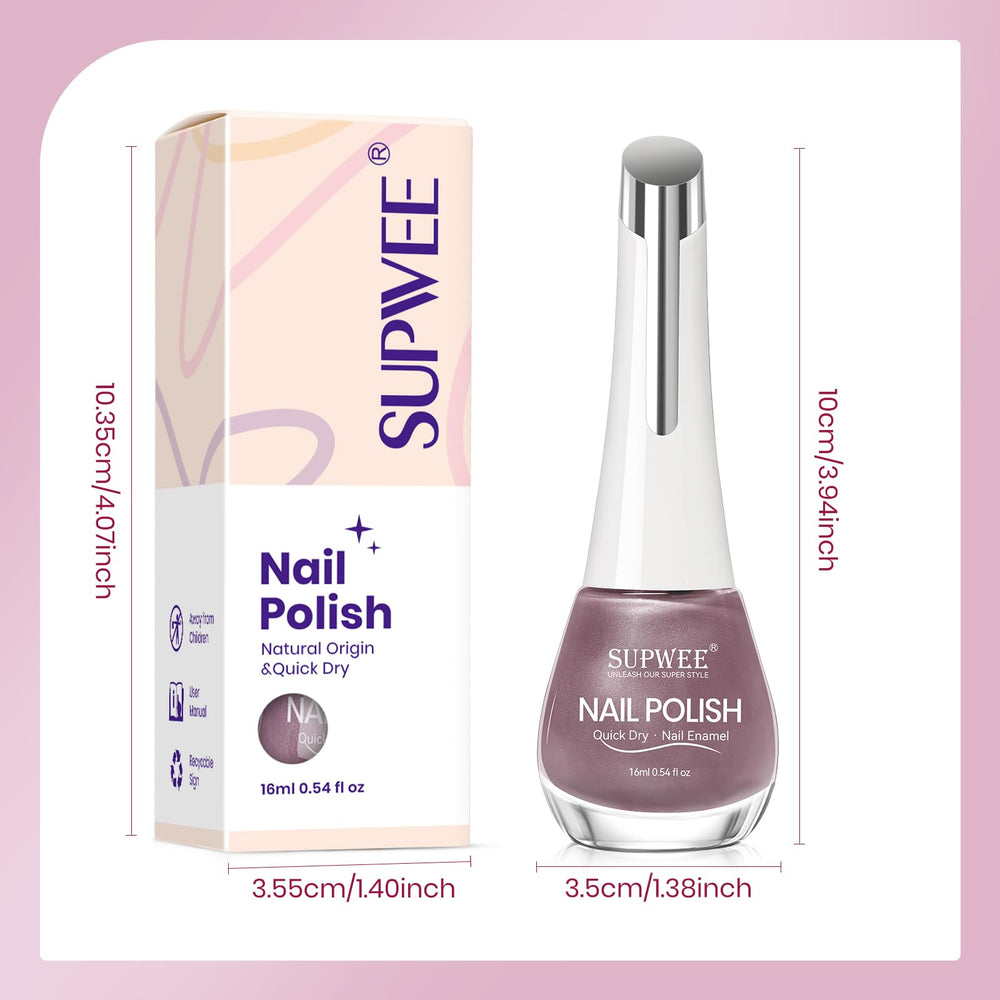 SUPWEE bottle styled on vanity with accessories, suggests chic manicure gifting