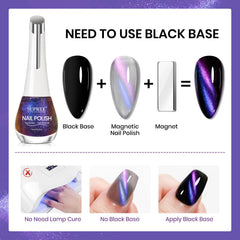 SUPWEE magnetic stick and brush close-up demonstrating precise pattern control benefit easy shaping