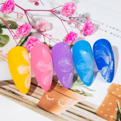 SUPWEE nail wheel samples demonstrating bloom techniques for practice advantage