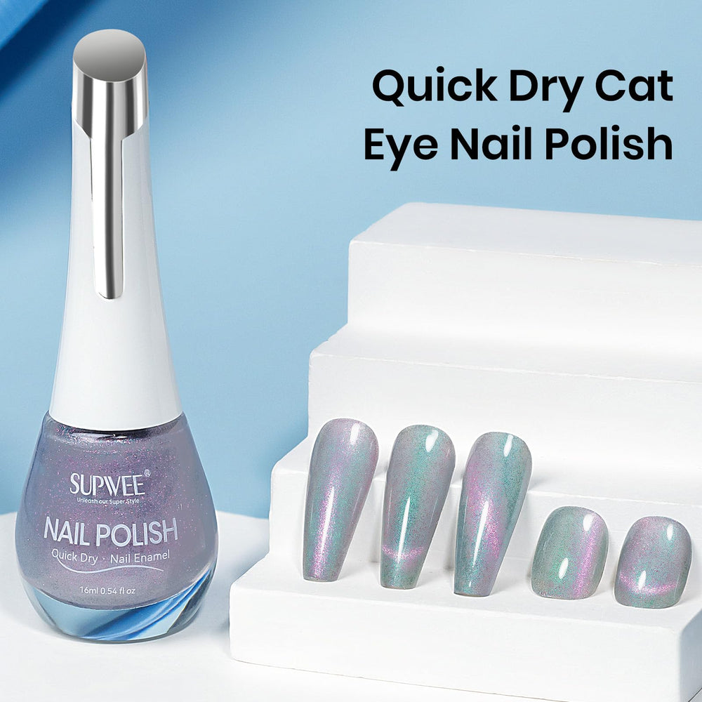 SUPWEE removal with cotton pad showing safe polish removal without damage benefit