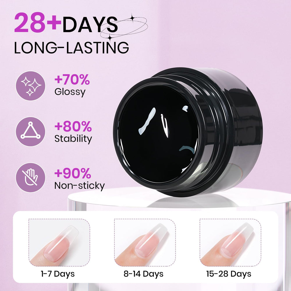 SUPWEE sculpted nail extensions on display showing clean 3D detail benefit