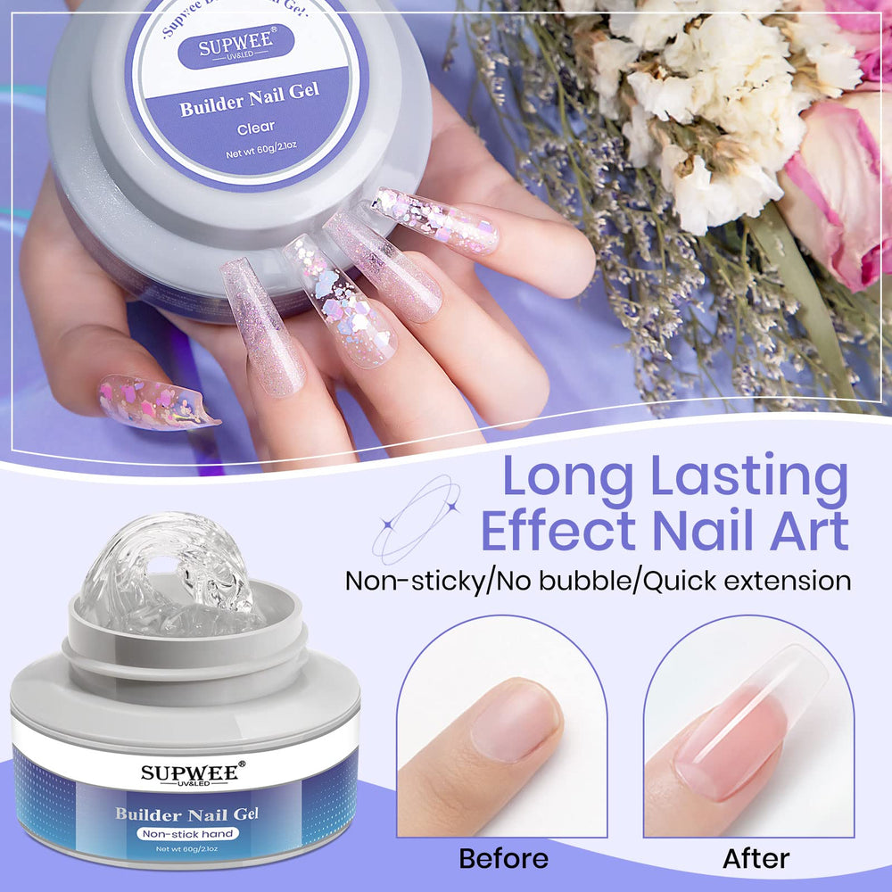 SUPWEE sculpted nail being formed by hand for detailed 3D decoration