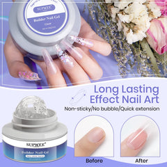 SUPWEE sculpted nail being formed by hand for detailed 3D decoration