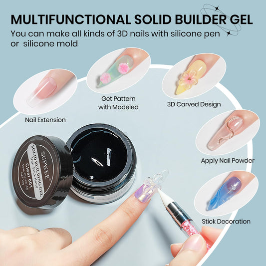 SUPWEE silicone 3D molds close-up highlighting precise shapes and repeatability