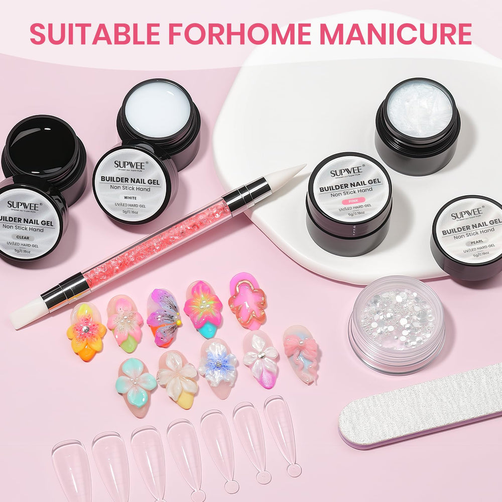 SUPWEE double-ended silicone pen and nail file demonstrating precise sculpting control and neat results
