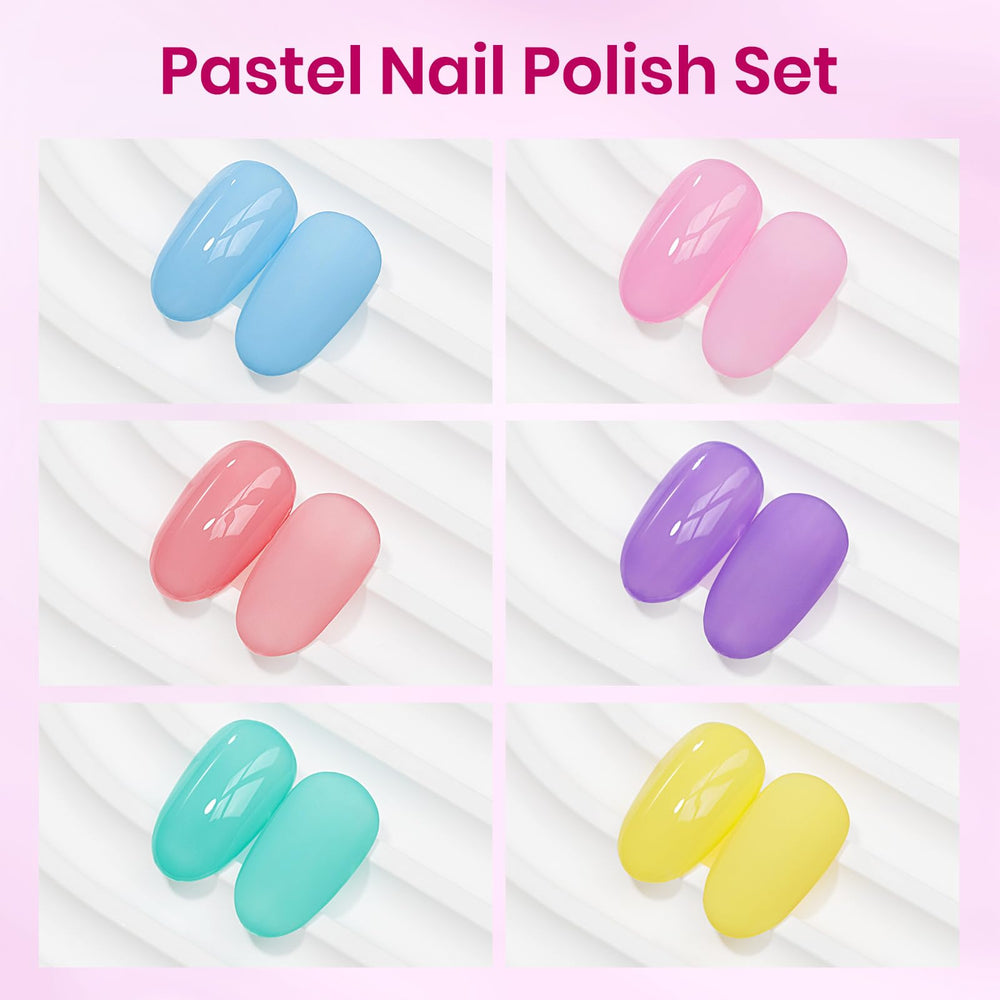 SUPWEE swatch palette of five macaron colors to choose complementary looks