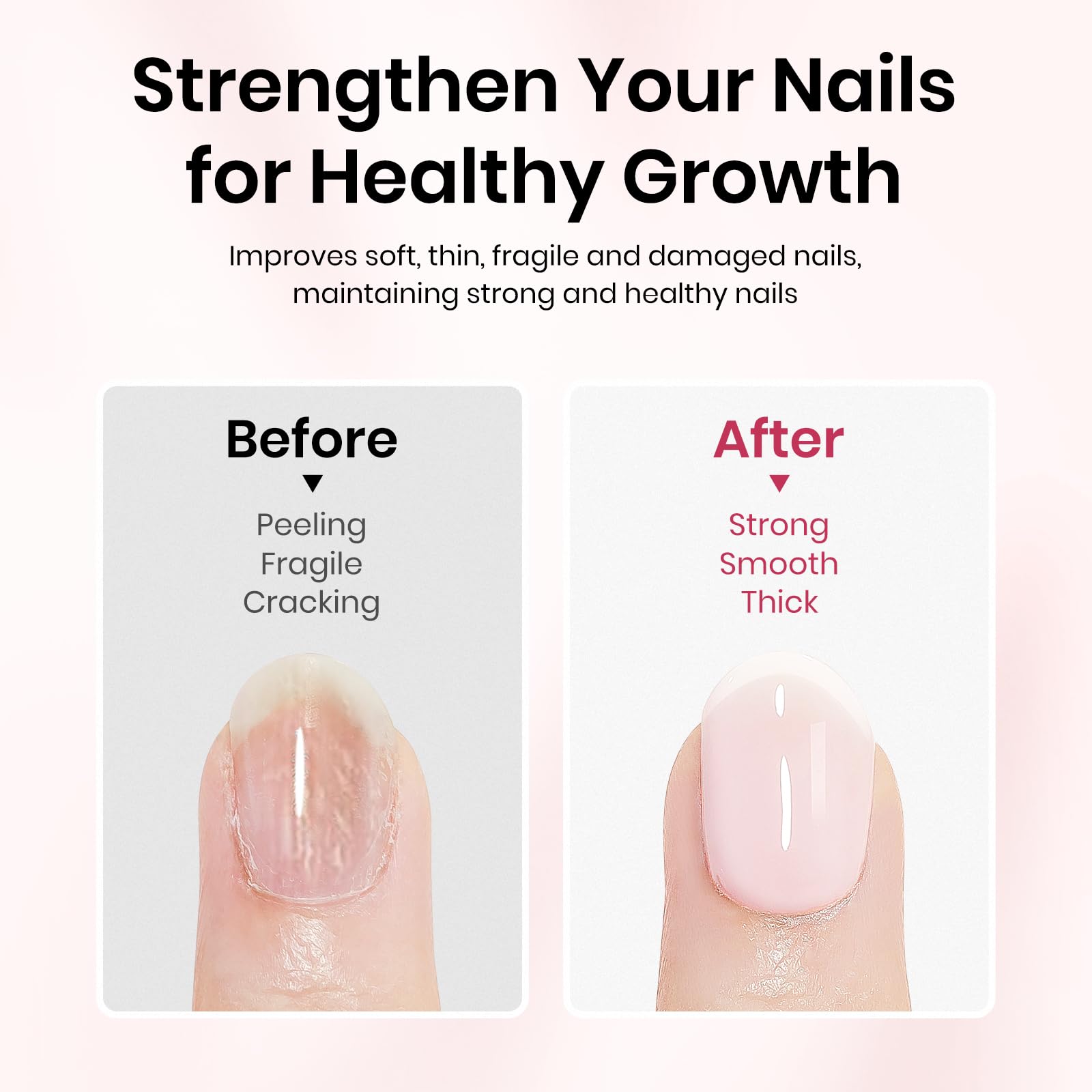 SUPWEE swatch stroke demonstrating milky-pink texture and fast dry benefit