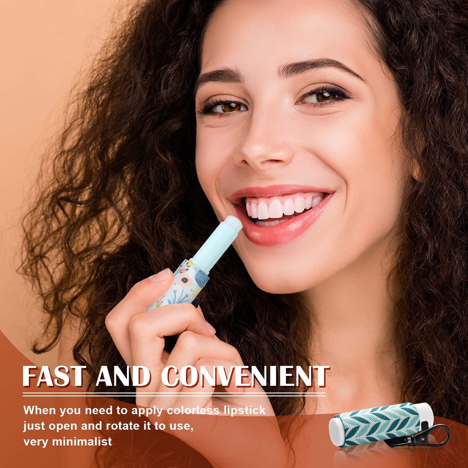 Sureio lipstick inserted in holder demonstrating secure, quick removal
