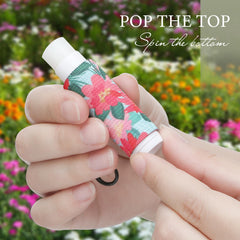Sureio size comparison with standard lipstick showing fit for up to 1.77 x 0.7 inches
