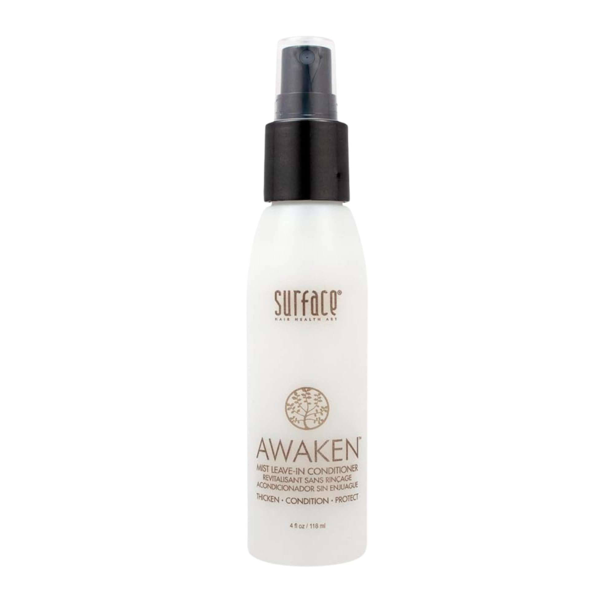 SURFACE awaken mist front packaging shows product and size for easy identification and confidence