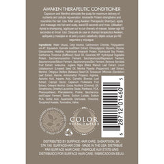 SURFACE awaken open cap showing creamy conditioner texture for easy application