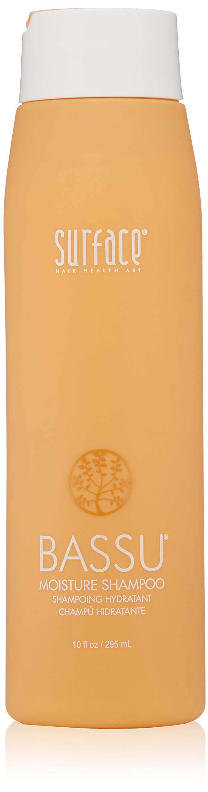 SURFACE Bassu front packaging showing label and 10 fl oz size, conveys trusted performance