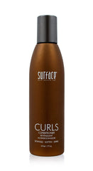 SURFACE front bottle showing label and curl conditioner benefits