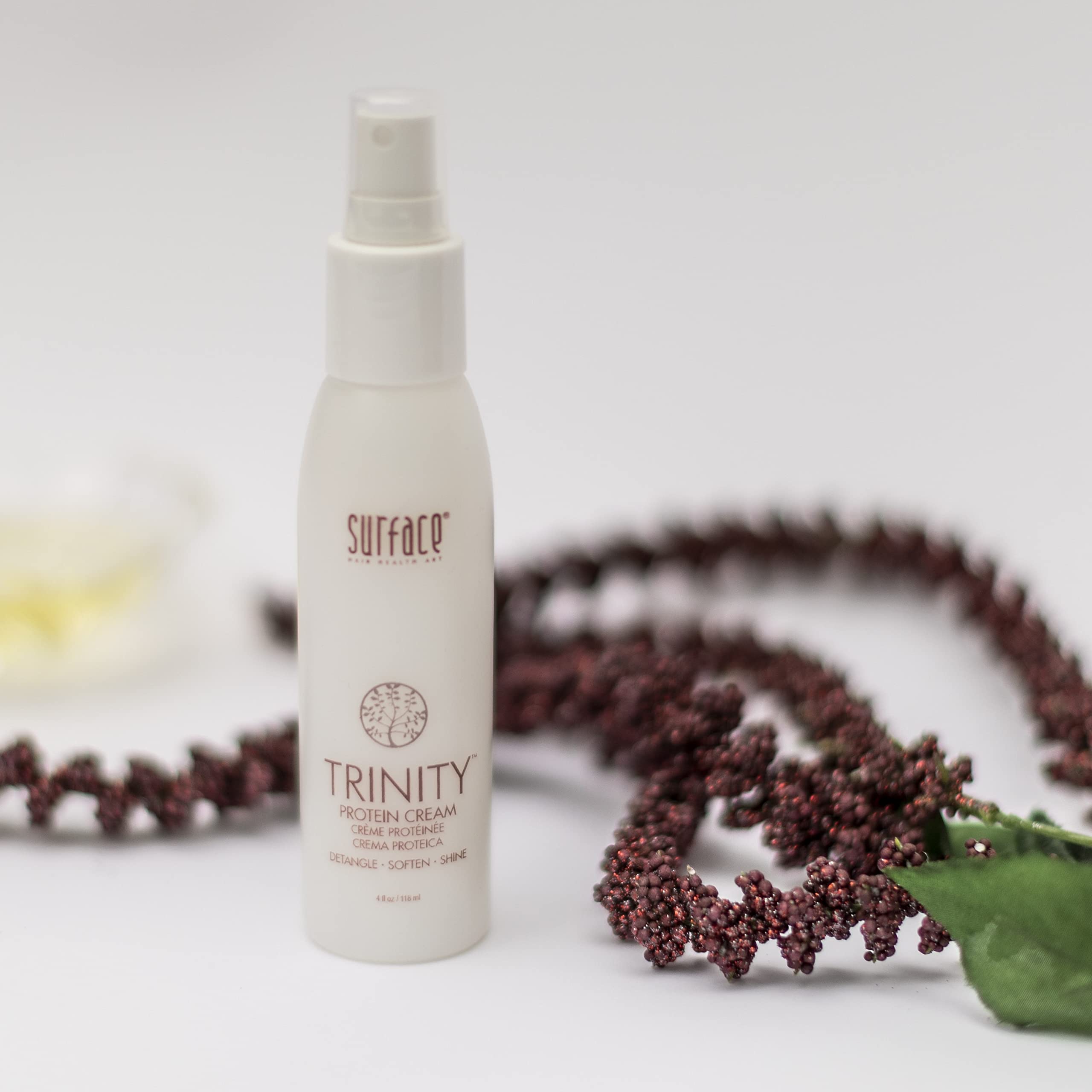 Surface cream texture on hand demonstrating lightweight absorption and smoothness