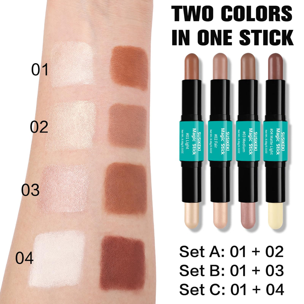 SUSIKEKI dual-ended closed sticks highlighting twist-up design and travel-ready convenience