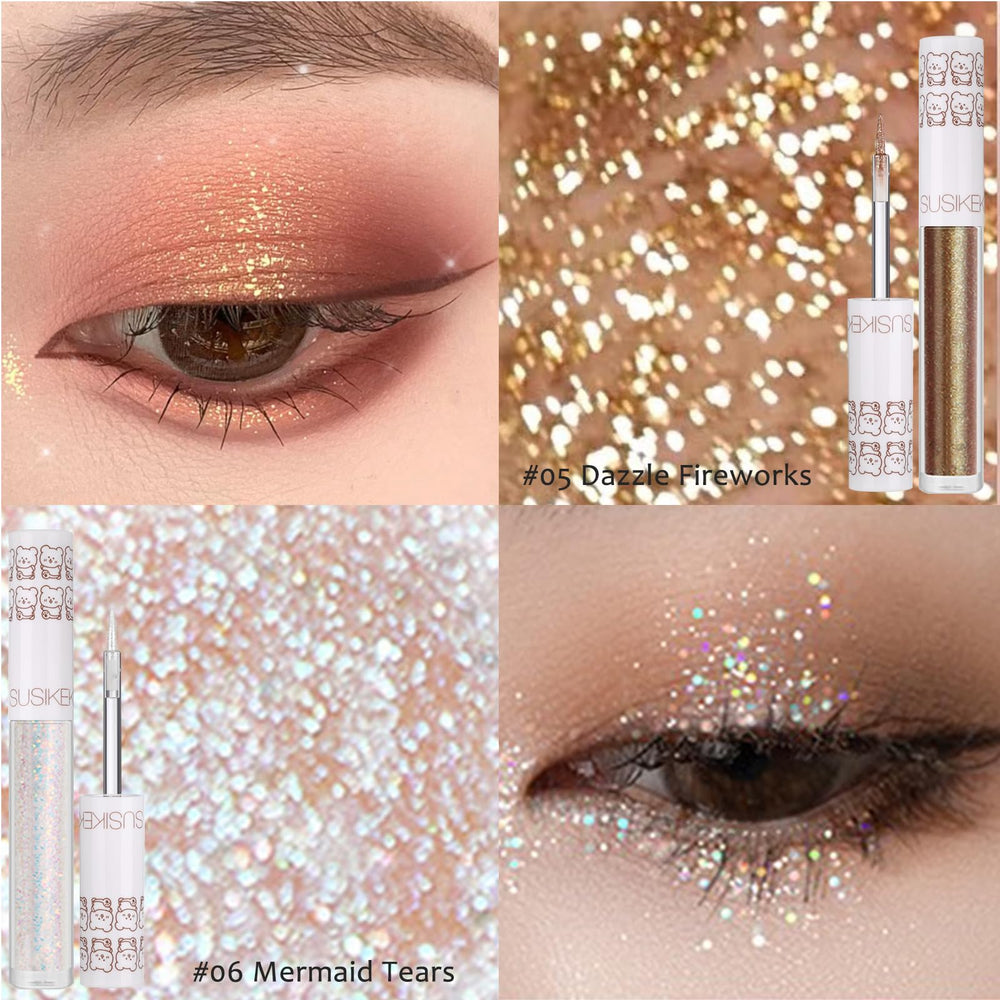 SUSIKEKI eye makeup in use inner-corner highlight adding brightening sparkle