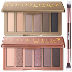 SUSIKEKI front open duo palette showing 12 neutral shades and brush, perfect for travel