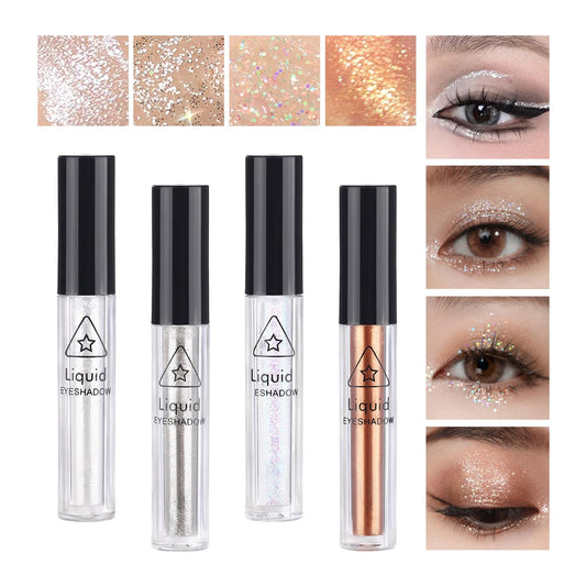 SUSIKEKI front view of the 4-piece glitter kit showing shades and packaging benefit