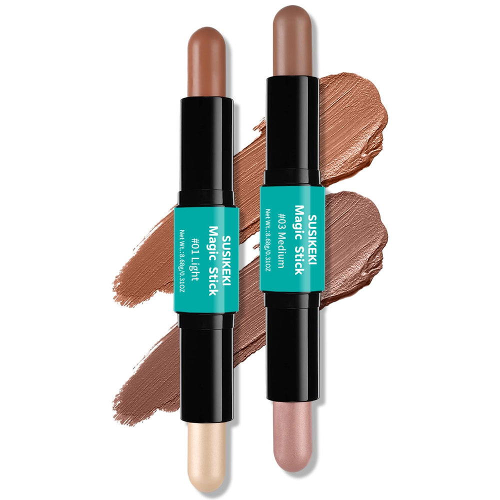 SUSIKEKI front packaging showing contour stick duo and compact box for travel convenience