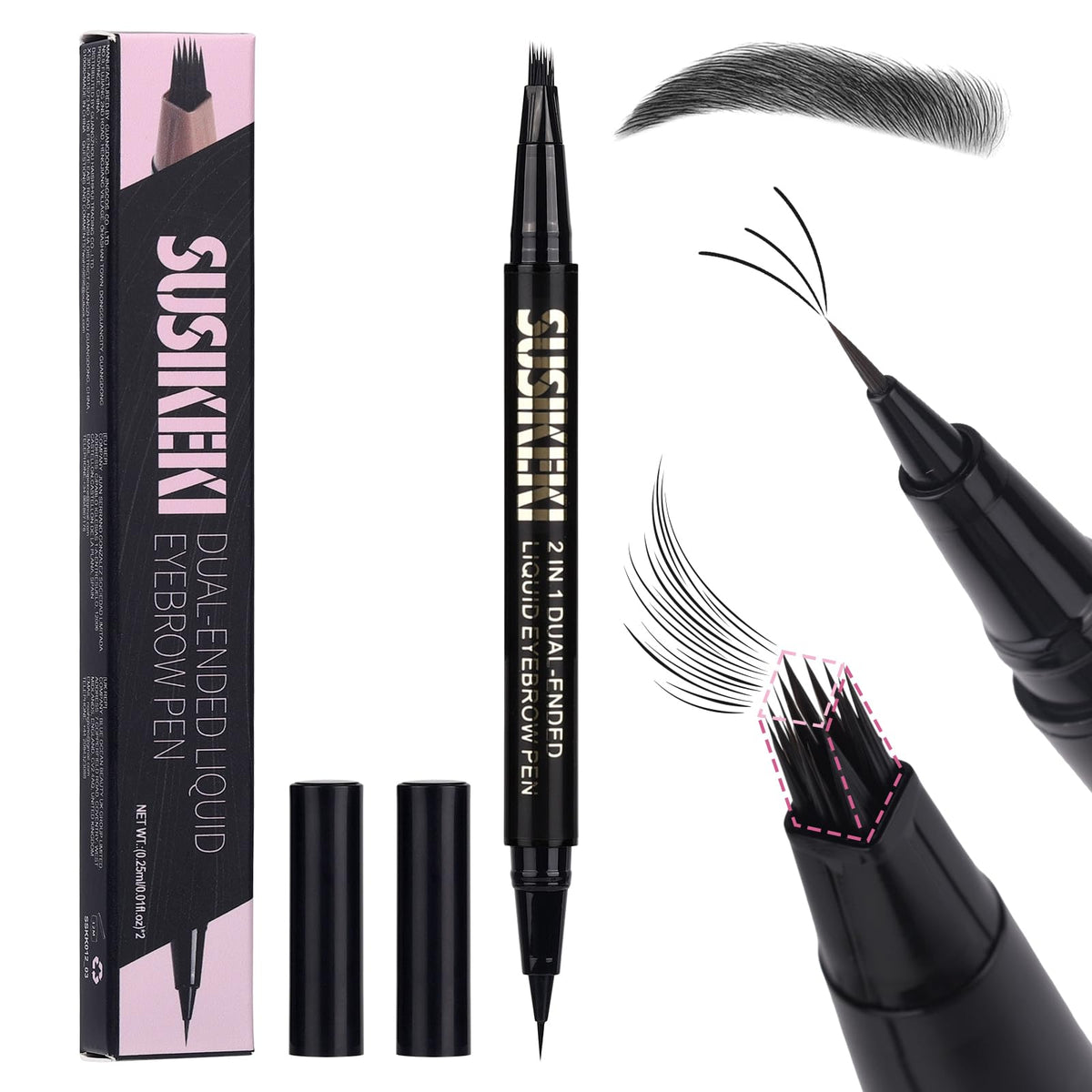 SUSIKEKI front packaging showing product and shade for easy selection