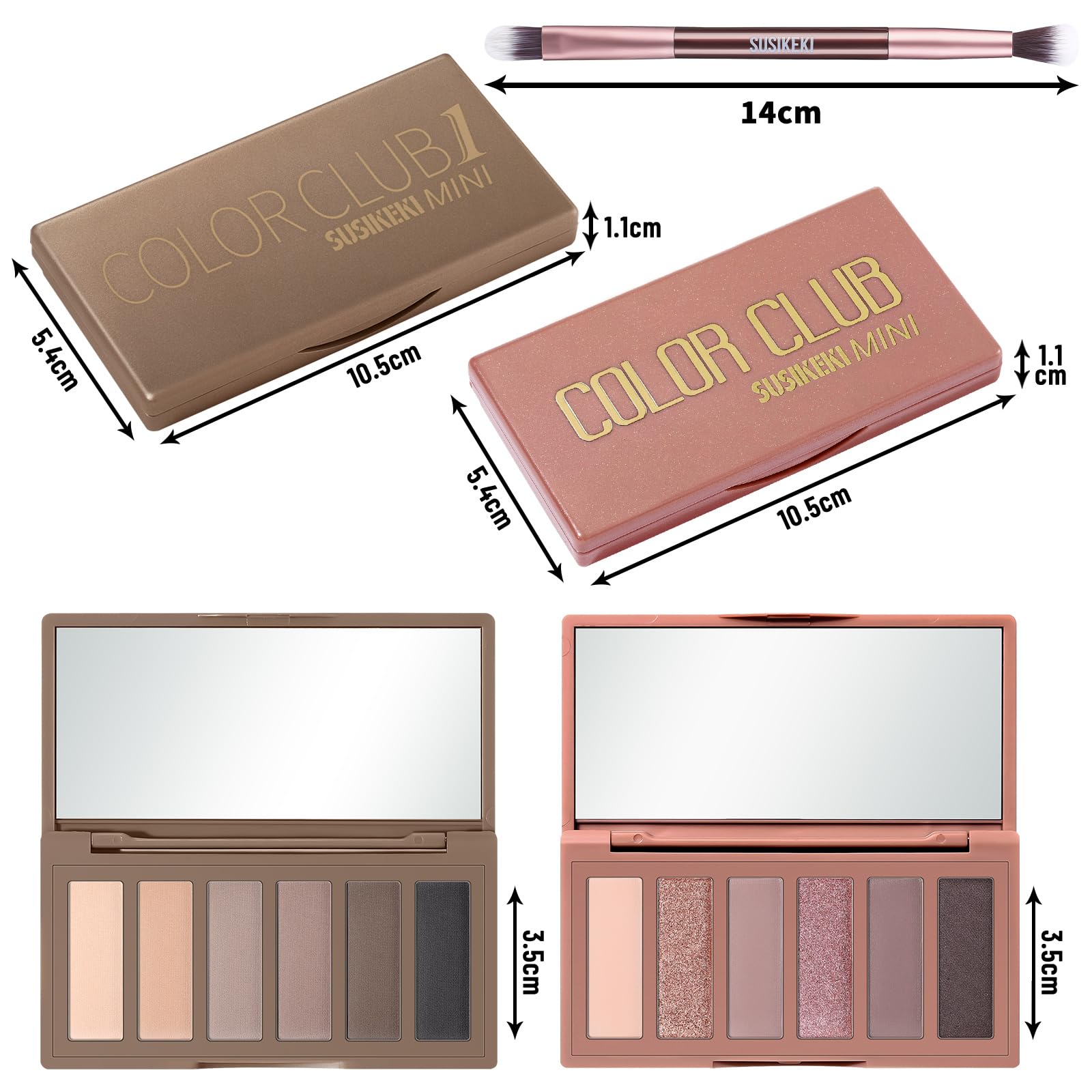 SUSIKEKI palettes in gift box arrangement showing presentable, ready-to-give appeal