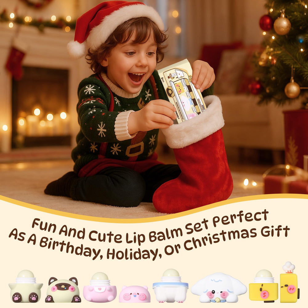 SUSIKEKI lip balms styled as a gift to show presentable packaging