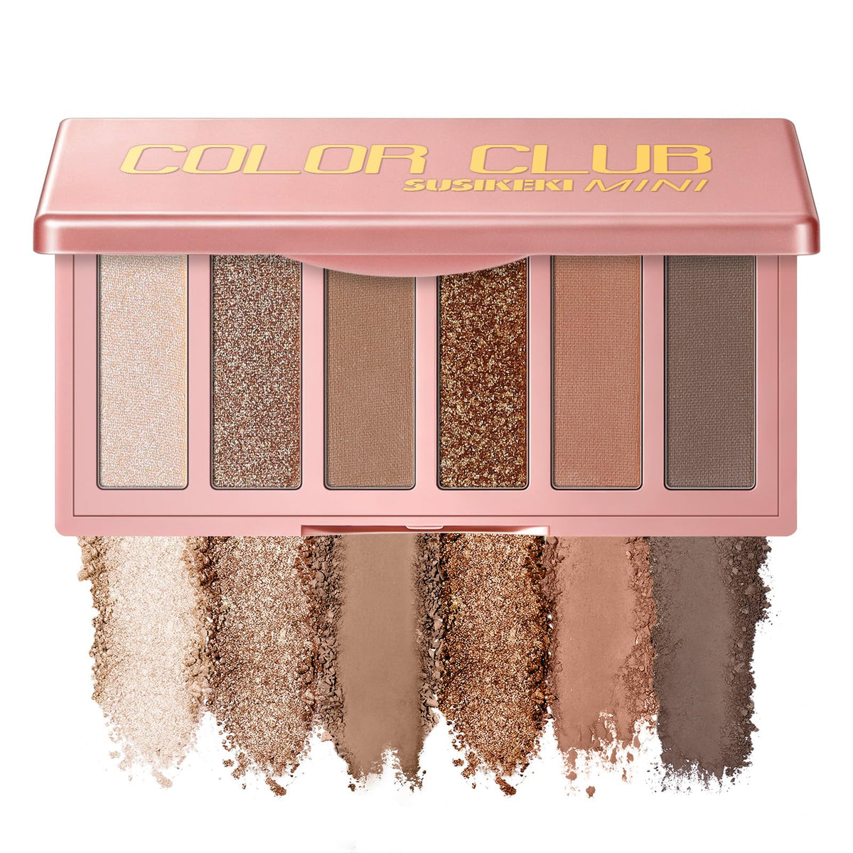 SUSIKEKI mini palette front view showing compact neutral tones and travel-ready design