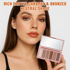 SUSIKEKI palette beside a credit card illustrating compact travel-friendly size